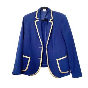 Blue and gold Anne Klein Blazer